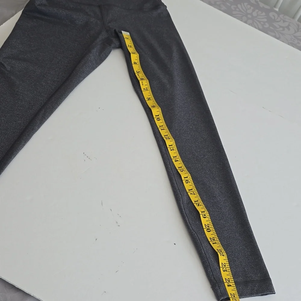 Lululemon Wunder Under Women's High Rise Leggings Tight Heather Gray Size 6